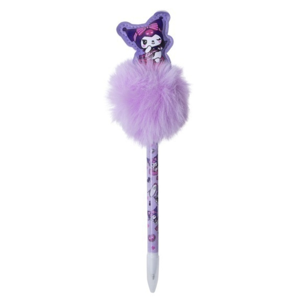 Sanrio : Kuromi Purple Pom Pom Pen | NWT ✨